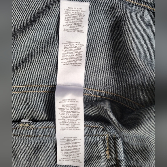 Current/ Elliott Trucker Corset Denim Jacket Sz 1 (small) - Picture 10 of 12